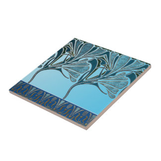 LICHT, ART NOUVEAU FLORAL: GRECIAN ZEE TEGELTJE