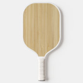 Licht bamboe pickleball paddle (Voorkant)