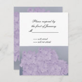 Licht beluchtingsmiddel Hydrangea Reply Kaart (Voorkant / Achterkant)