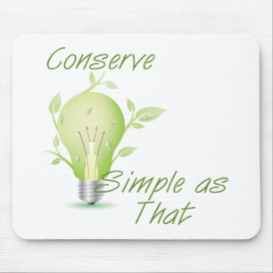 Licht besparen muismat