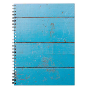 Licht blauw aquamarine vers  hout, stoffige bloem notitieboek