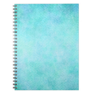 Licht blauw Blauwgroen Aqua-Waterverf papier kleur Notitieboek