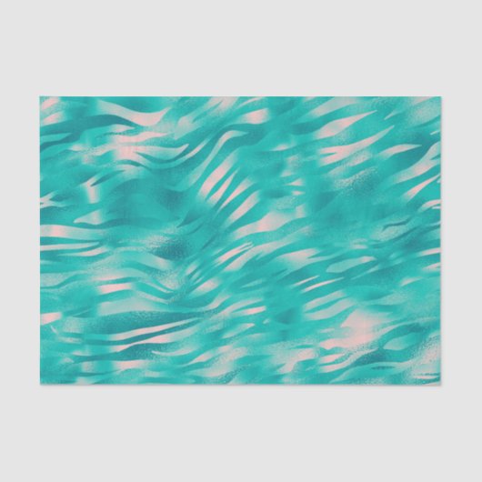 Licht blauw en roze tissuepapier (Voorkant)