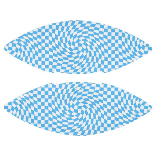 Licht blauw en wit Gecontroleerd Controlebord Patr American Football (Panelen)