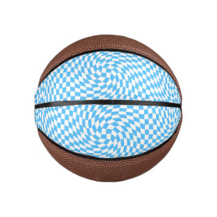 Licht blauw en wit Gecontroleerd Controlebord Patr Basketbal