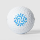 Licht blauw en wit Gecontroleerd Controlebord Patr Golfballen (Voorkant)