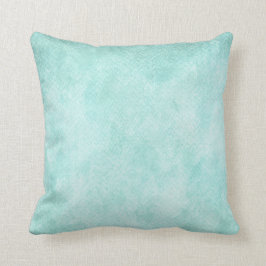 Licht blauw groen Waterverf papier Achtergrond lee Kussen