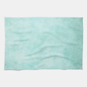 Licht blauw groen Waterverf papier Achtergrond lee Theedoek (Horizontaal)