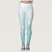 Licht blauw handenfilter leggings (Voorkant)