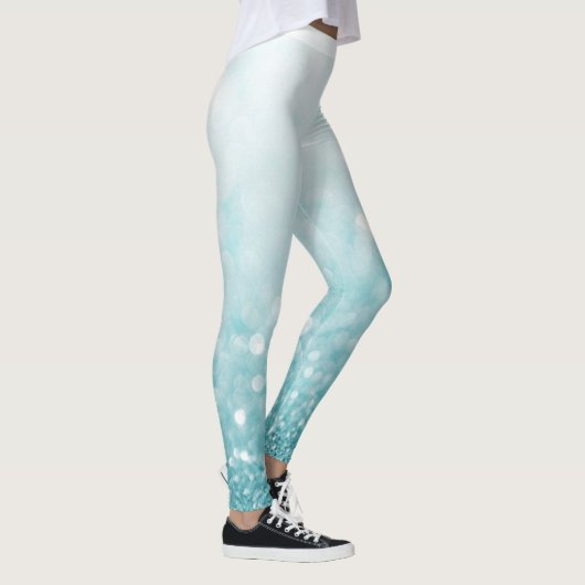 Licht blauw handenfilter leggings (Rechts)