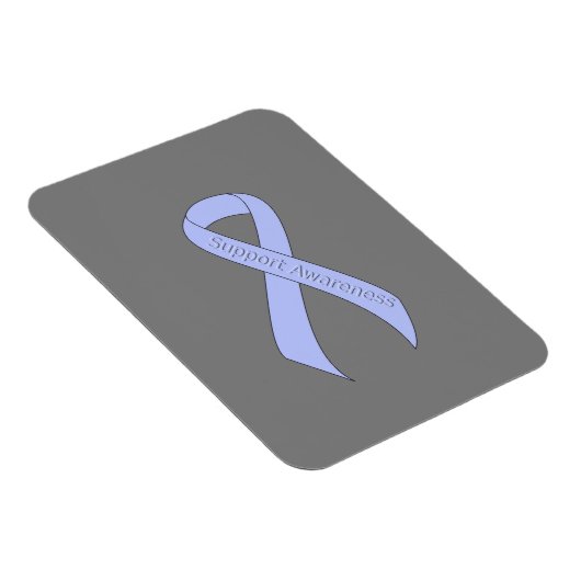 Licht blauw lintondersteunend bewustzijn magneet (Rechterzijde)