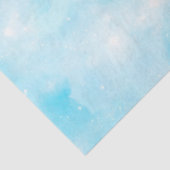 Licht blauw ontwerp van de galaxreeks 3 tissuepapier (Detail)