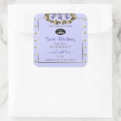 Licht blauw product Etiketten Blauwe Rozen Juwelen (Tas)