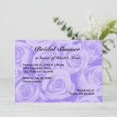 Licht blauw Roos Achtergrond Vrijgezellenfeest Uit Kaart (Staand voorkant)