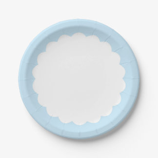 Licht blauw schuifbalk - papieren bordje