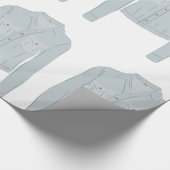 Licht blauw Shirt Cadeaupapier