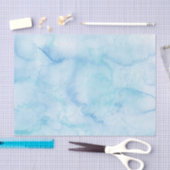 Licht blauwe Waterverf Tissuepapier (Craft)