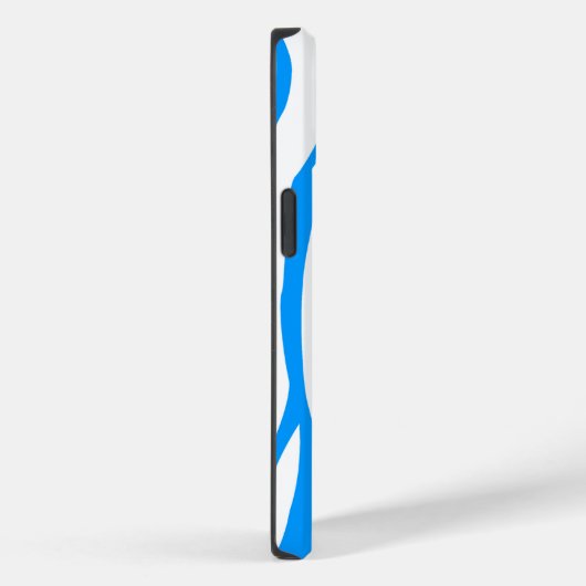 Licht blauwe Zebra afdrukken Case-Mate iPhone Case (Achterkant / Rechts)