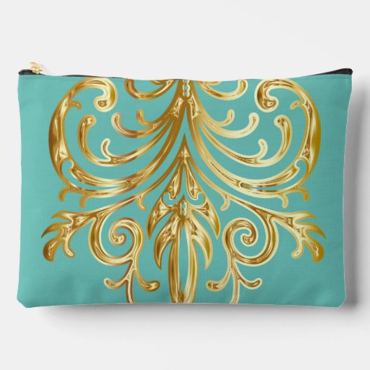 Licht Blauwgroen, Kerstcadeaus Authority®Large Etui (Voorkant)