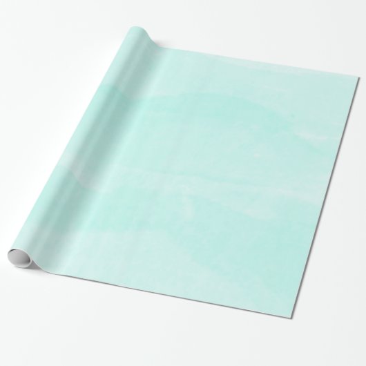 Licht Blauwgroen papier voor Waterverf met pasta's (Uitgerold)