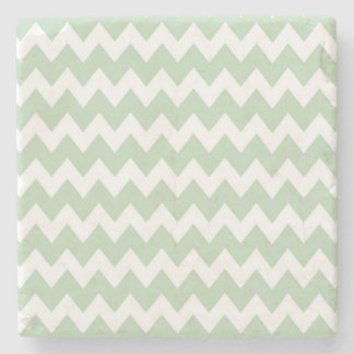 Licht Blauwgroen Retro Colorful Modern Chevron Zig Stenen Onderzetter