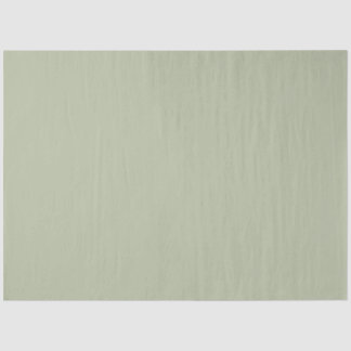 Licht Bleek Sage Groen Elegant Neutraal Effen Kleu Tissuepapier