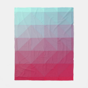 Licht BLUE abstract mozaïekpatroon. Colorful abstr Fleece Deken