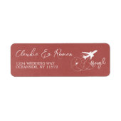 Licht Bourgogne Brazilië Paspoort Etiket (Voorkant)