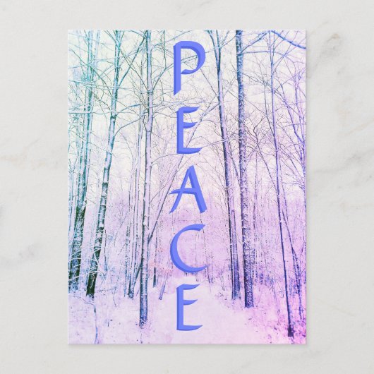 LICHT BRIEFKAART WINTER PEACE3 (Voorkant)