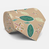 Licht bruin de Stropdas van de Bladeren en van de (Opgerold)