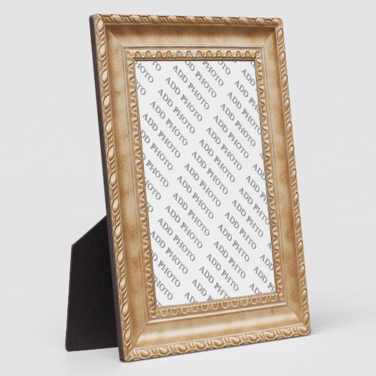 Licht bruin vriendschap Hout Lijst Pic Plaque Fotoplaat (Zijkant)