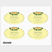 Licht crèmeproduct Etiketten gele rozen diamanten (Vel)