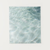 Licht dat overdag wordt weerspiegeld in water wandkleed (Voorkant)