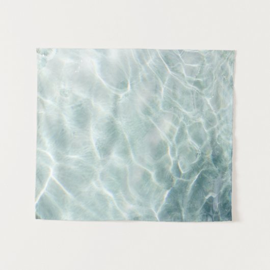 Licht dat overdag wordt weerspiegeld in water wandkleed (Voorkant (horizontaal))