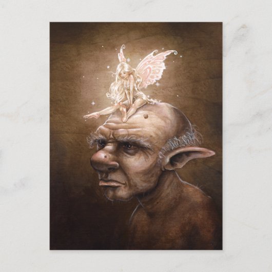 Licht de duisternis briefkaart (Voorkant)