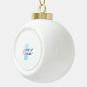 Licht de lucht in keramische bal ornament (Rechts)