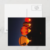 Licht de nacht briefkaart (Voorkant / Achterkant)