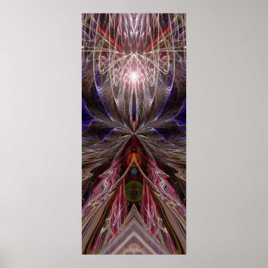 Licht de weg in. Afdrukken Poster (Voorkant)