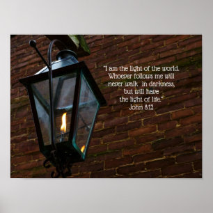 Licht de weg poster