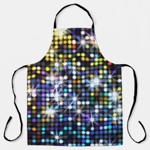 Licht decor: abstracte glamoureuze mode schort