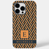  licht donker Sinaasappel grijs geometrisch Case-Mate iPhone Case (Achterkant)