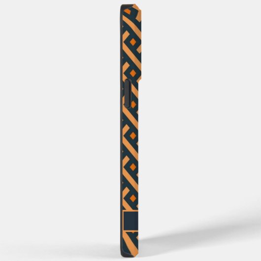  licht donker Sinaasappel grijs geometrisch Case-Mate iPhone Case (Achterkant / Rechts)