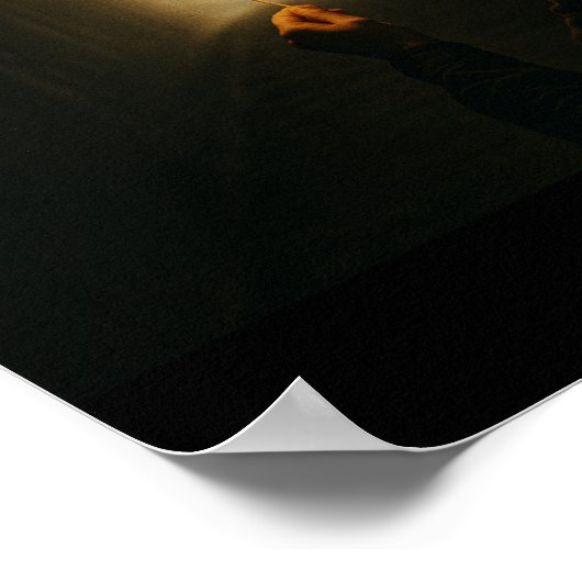 Licht een Match-Empowering Tunnel Quote Wall Art Poster (Hoek)