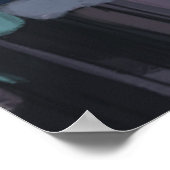 Licht en blauw poster (Hoek)