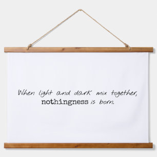Licht- en donkerhout met wandbekleding hangend wandkleed