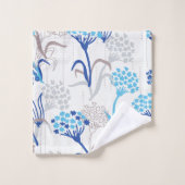 Licht en luchtig Hydrangea bloemenpatroon Bad Handdoek (Wasdoekje)
