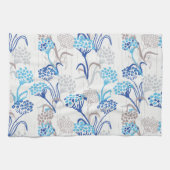 Licht en luchtig Hydrangea bloemenpatroon Theedoek (Horizontaal)