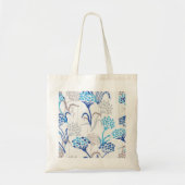 Licht en luchtig Hydrangea bloemenpatroon Tote Bag (Voorkant)