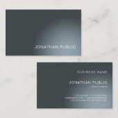 Licht en schaduw Creative Modern Plain Visitekaartje (Voorkant / Achterkant)