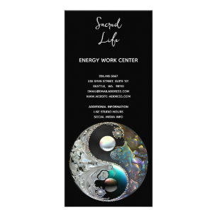 Licht en Schaduw Yin Yang Reclamekaart